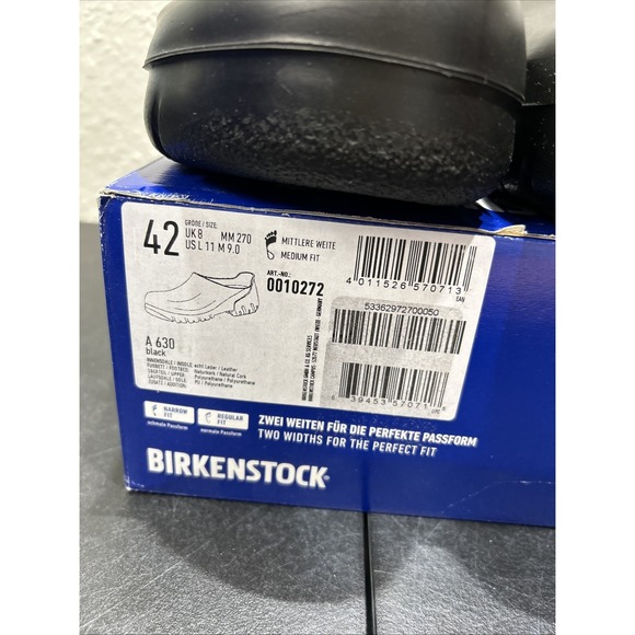 Birkenstock A 630 Polyurethane Black EU 42 US L 11 M 9 Unisex main image 8